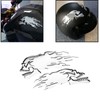 Universal Motorcycle Fuel Tank 3D Sticker, 2 Pieces Tank Sticker,