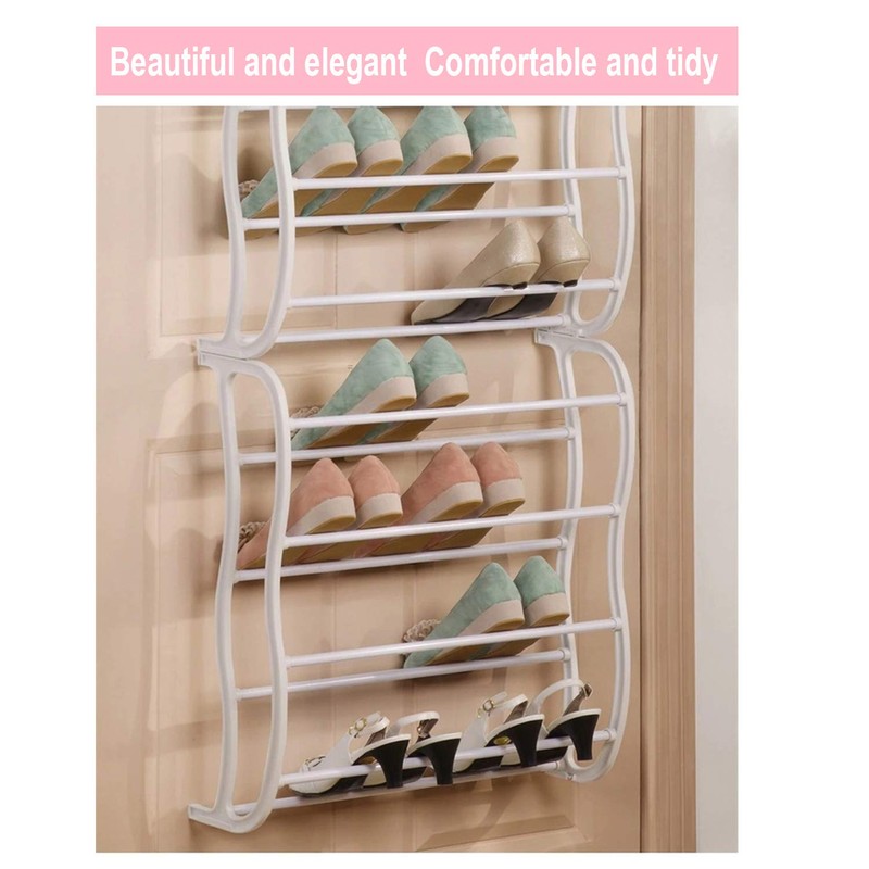 Fancy Buying 36-Pair Shoes Over The Door Rack Holder -