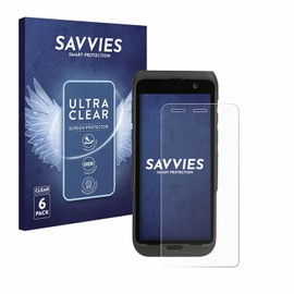 Savvies Screen Protectors for Honeywell CT47 Ultra Transparent Pack of 6