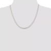 GlittersandGold Sterling Silver 3mm Magic Herringbone Chain Necklace