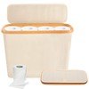 24 L Toilet Paper Storage Basket, Tall Laundry Hamper with