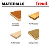 Freud 5 Piece Round Over/Beading Bit Set - Ideal for