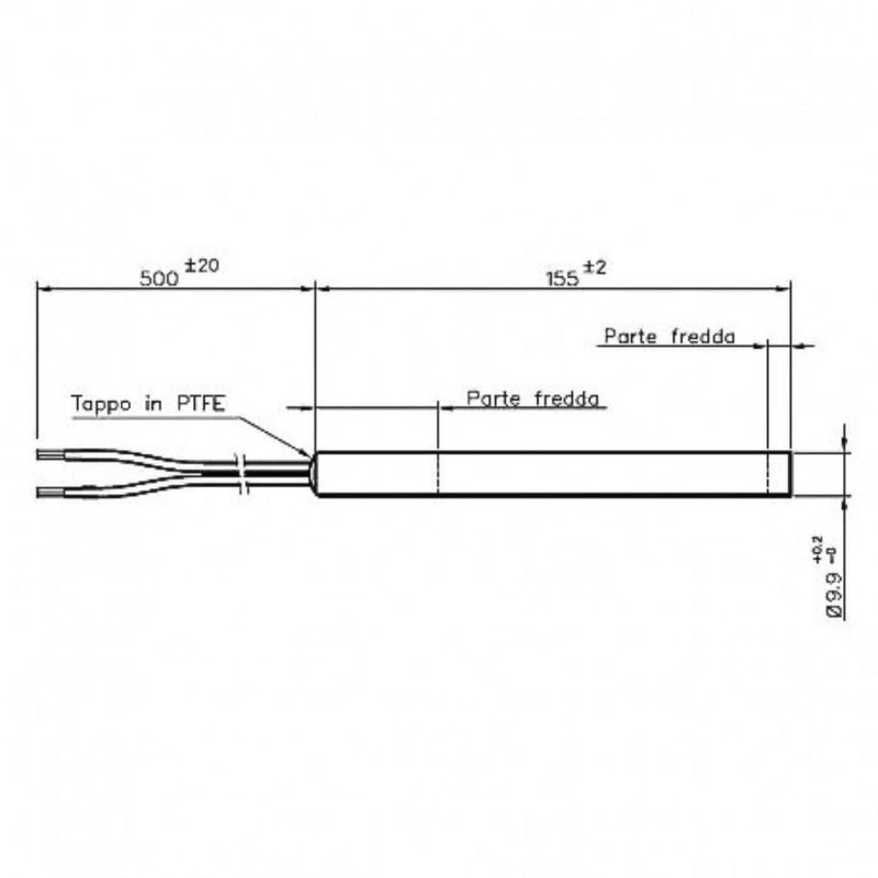 PYROLY Spark Plug for Pellet Stove Bestove/Edikamin/LA Nordica Extra Flame