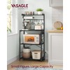 VASAGLE Kitchen Bakers Rack with Power Outlet, Coffee Bar 4-Tier