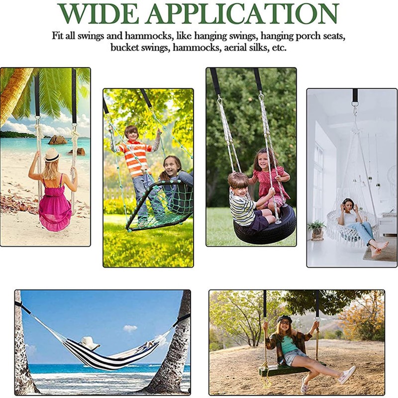 Swing Attachment Hammock, Hammock Hanging Chair, Waterproof, Swing Hanging Kit,