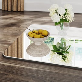 AUYHM 16x48 Full Length Wall Mirror,Nano Glass Full Body Mirror,Frameless Mirror Full Length,Wall Mirror for Bedroom,Wall Mirrors Decorative