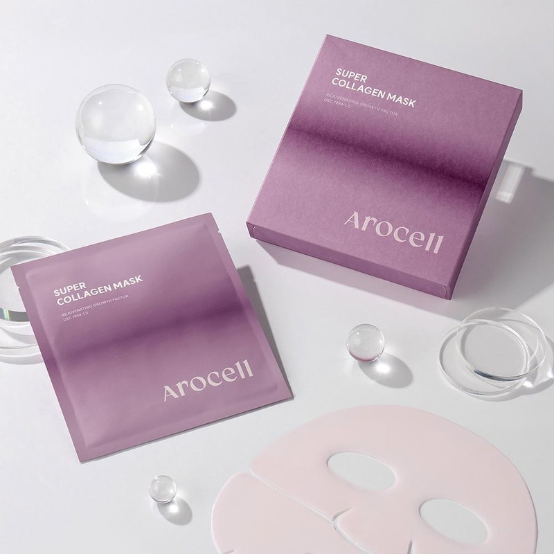 AROCELL Super Collagen Mask Sheet 3ea Set (+1ea) - [SET]