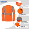 ProtectX High Visibility Shirts Hi Vis Long Sleeve Shirts for