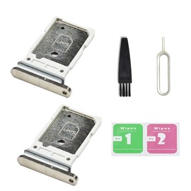 2 PCS for Galaxy S25 Ultra Dual SIM Card Tray Replacement, Dual SIM Card Slot Holder Compatible with Galaxy S25 Ultra Dual-Sim Version