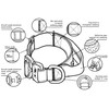A K9 Bully Dog Tactical Combat Dog Collar with Control
