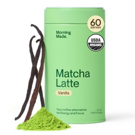 Matcha Made Premium Organic Stone Ground Powder - Latté Grade - Polvo de té verde Matcha japonés puro - Alternativa de café 1.76 oz                   