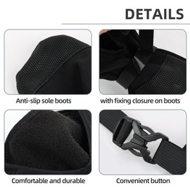 ETIAL Dog Recovery Boot, Windproof Dog Bootie with Adjustable Neck Strap, Anti Slip Dog Shoe to Prevent Licking Paws, Breathable Dog Paw Protector for Outdoor & Indoor Walking (S)