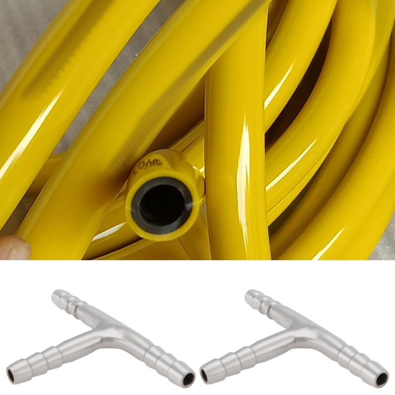 SING F LTD 2pcs 6mm T-Piece Connector Replacement Part 304