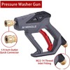 M MINGLE High Pressure Washer Gun Snow Foam Lance, 4000