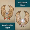 Large Eagle Back Patch Brown - 25 x 28 cm