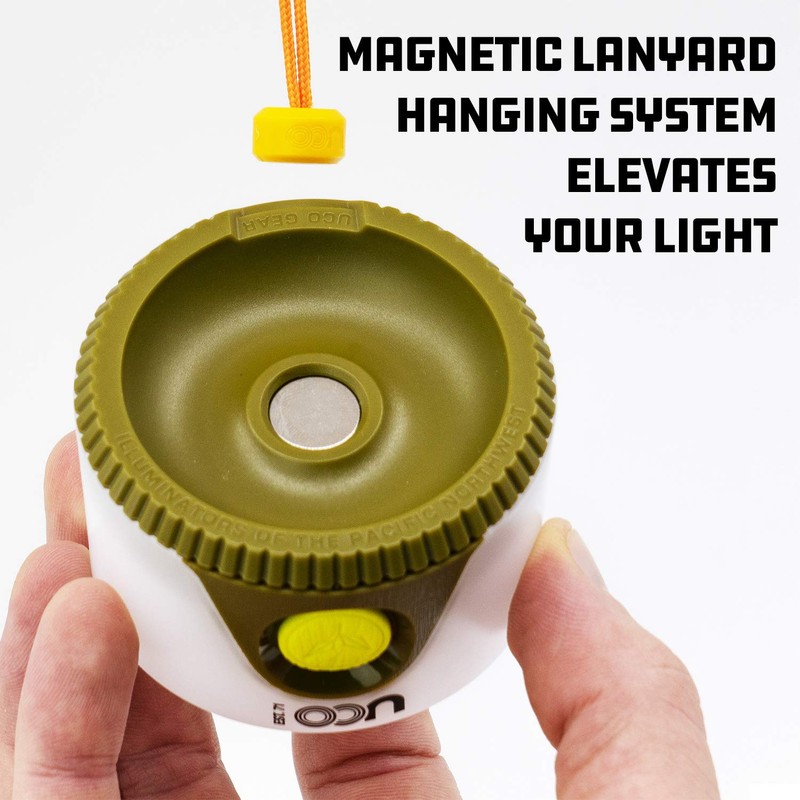 UCO 27033 Outdoor Camping Sprout Hangout Lantern, Black