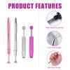 4 Pieces Piercing Ball Grabber,Piercing Ball Screw Tool,Mini Grabber Pen