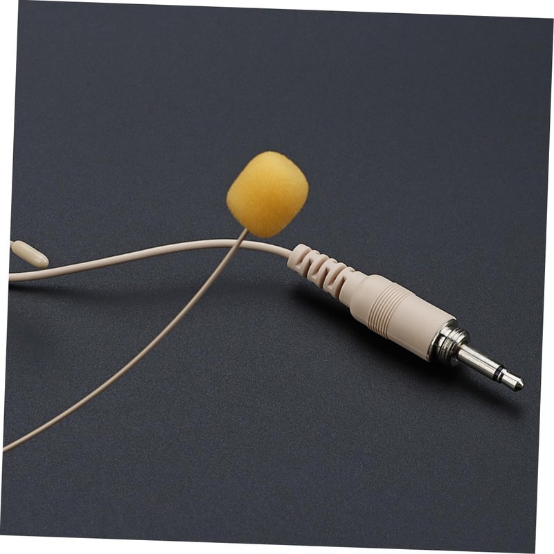 WHAMVOX Omnidirectional Headset Microphone Screw Lock Connector Sound Earhook Design