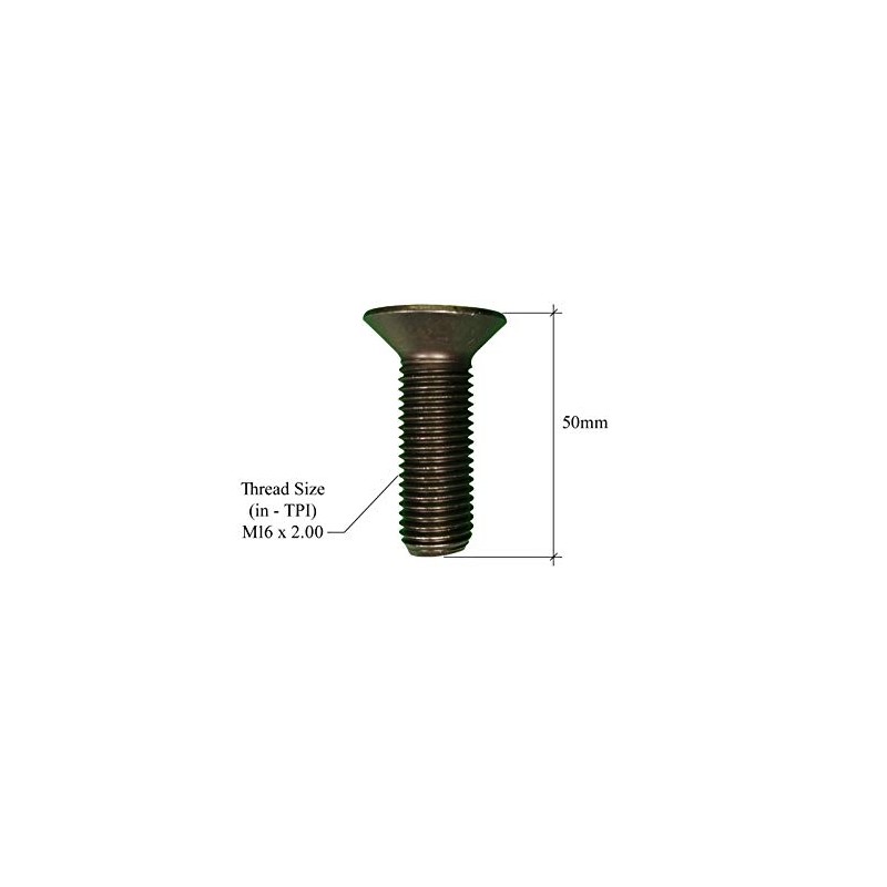 2 - Caterpillar Style Skid Steer Cutting Edge Bolt w