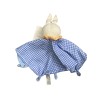 Cloud Island Bunny Baby Security Blanket Blue Check Infant Plush
