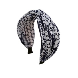 DILBABA Women's Fashion Headbands - Vintage Ethnic Style Wide Knot Hair Accessories For Women (12-Dark Blue, One Size)