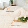 Shaggy Fluffy Duvet Cover Set Queen Size, Luxury Plush Warm