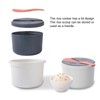 Household Microwave Oven Rice Cooker 2-Layer Rice Steamer High Temperature