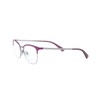 Vogue Eyewear Women's VO4144B Rectangular Prescription Eyeglass Frames, Top Violet/Silver/Demo