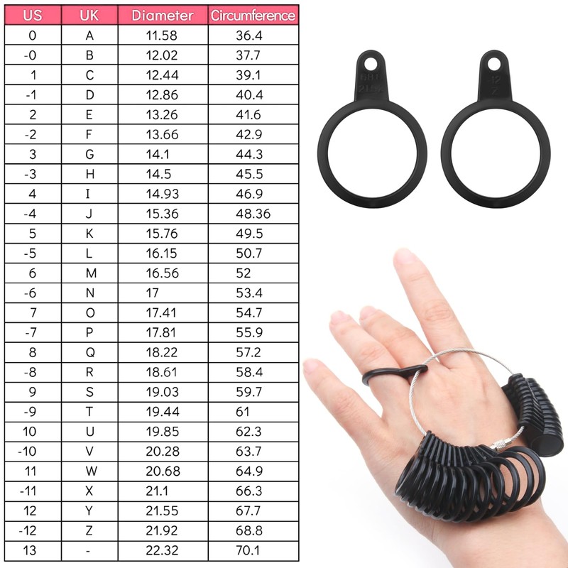 Ring Sizer Ring Sizer Template Set Ring Sizer German Sizes