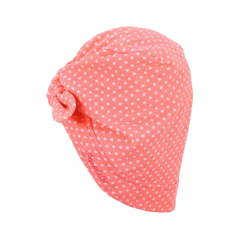 Sterntaler baby girl hat, coral