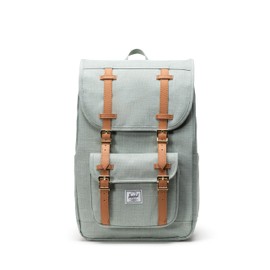 Herschel Supply Co. Little America Mid Backpack, Iceberg Green Crosshatch, One Size