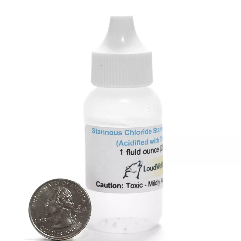 LOUD-WOLF Pre-Calibrated Gold Test Solution: Stannous Chloride + Tin Keeper