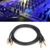 JORINDO Dual 6.35mm Male to Double RCA Male Cable Audio