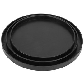 Wooden Round Tea Cup Tray Round Originality Fruit Palte Tableware Cutlery Kitchen Accessory