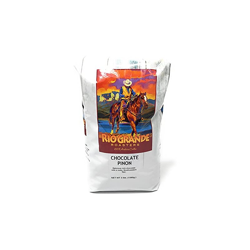 Rio Grande Roasters Chocolate Pinon Whole Bean Coffee 3 Pound