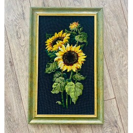 RIOLIS Sunflowers Counted Cross Stitch Kit-9.75"X19.75" 10 Count