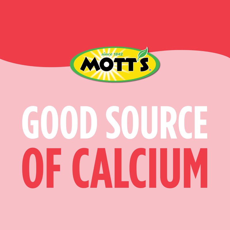 Mott’s Fruit Smoothies Strawberry Banana, 4.2 oz Clear Pouches, 24