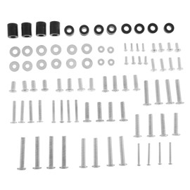 MERRYHAPY Monitor Mount Screws Set 88pcs Tv Stand Mounting Hardware Heavy Duty Aesthetic Design Full Installation Package