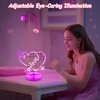 CoolGift Mart Romantic Love Arrow 3D Luminous Desktop Earring Organiser