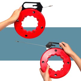 WXTOOLS 100 FT Fish Tape for Electric or Wire Puller Men Gift