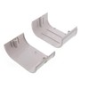 White Slim Duct Coupler, Line Set Cover, SJ-100-W Compatible