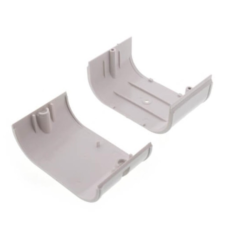 White Slim Duct Coupler, Line Set Cover, SJ-100-W Compatible