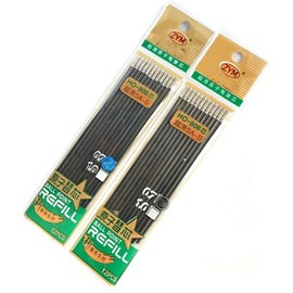 0.7mm Medium Tip 24 Pack Metal Ballpoint Pen Refills Oil Based Replacement Ink Comfortable Smooth Writing