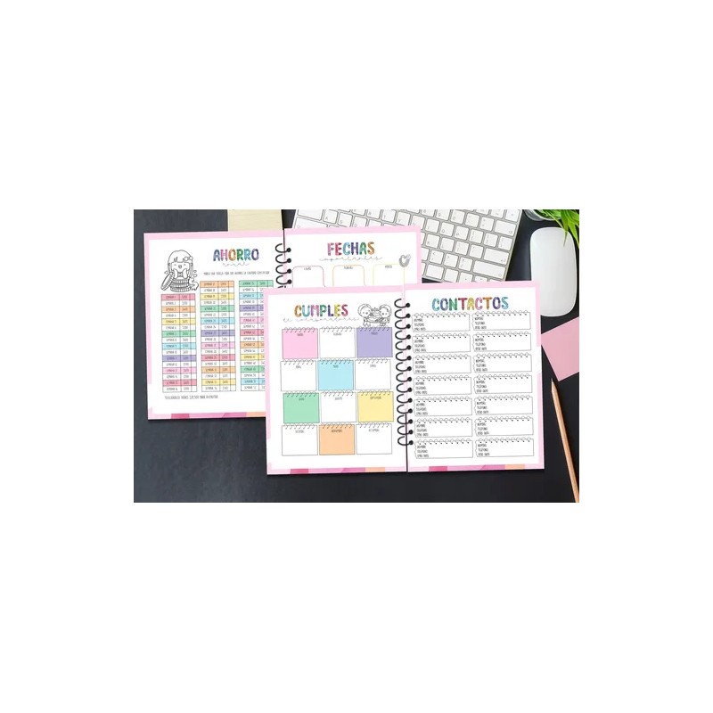 Agenda Directora Primaria/pree Personalizable 2026 Cute