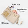 AfitLulu Women's Wallet with 5 Credit Card Slots and ID