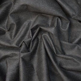 TFG Iron On 150cm Wide Fusible Interfacing Fabric Black Lightweight Nonwoven Backing Heat & Bond Sewing Crafts