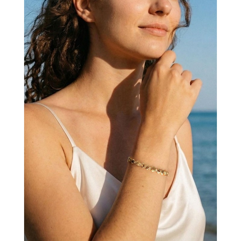 RainSo Magnetic Bracelet for Women - Stainless Steel Bracelet with