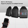 LED Display Fanny Pack Programmable Screen Anime Backpack Bluetooth USB