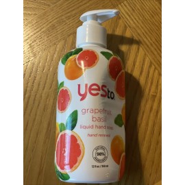 Yes to Grapefruit Basil liquid hand soap.12 fl oz. Hand Renewal. Cruelty-Free