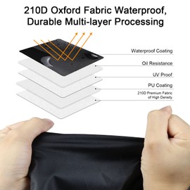 Rollstuhlabdeckung, wasserdichter Regenponcho-Umhang, geeignet für manuelle Rollstühle und elektrische Rollstühle, faltbarer elektrischer Rollstuhl-Regenschutz mit 210D-Oxford-Stoff (115 x 75 x 130 cm